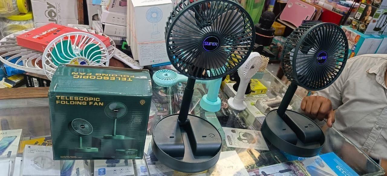 Telescopic Rechargeable Standing Fan