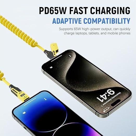 4-in-1 Spring Data Cable: Your Ultimate Charging Companion